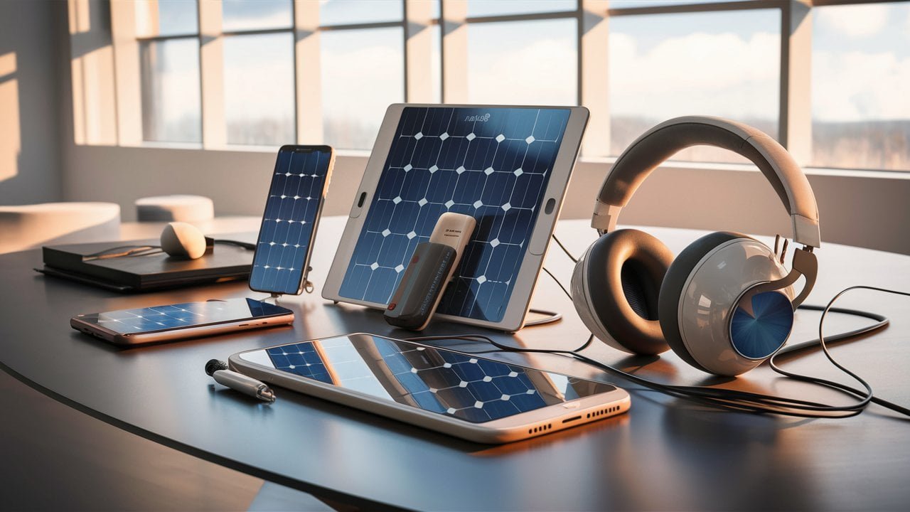 solar-powered consumer electronics