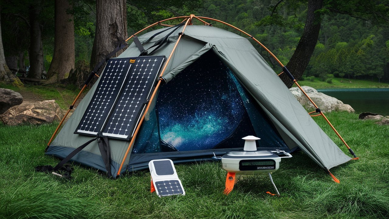 Solar camping kit